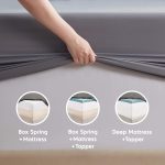 Sheet Sets, 1800 Series Deep Pocket 4 Piece, Luxury Soft Microfiber Bed Sheet Sets, GRAY - Image 3